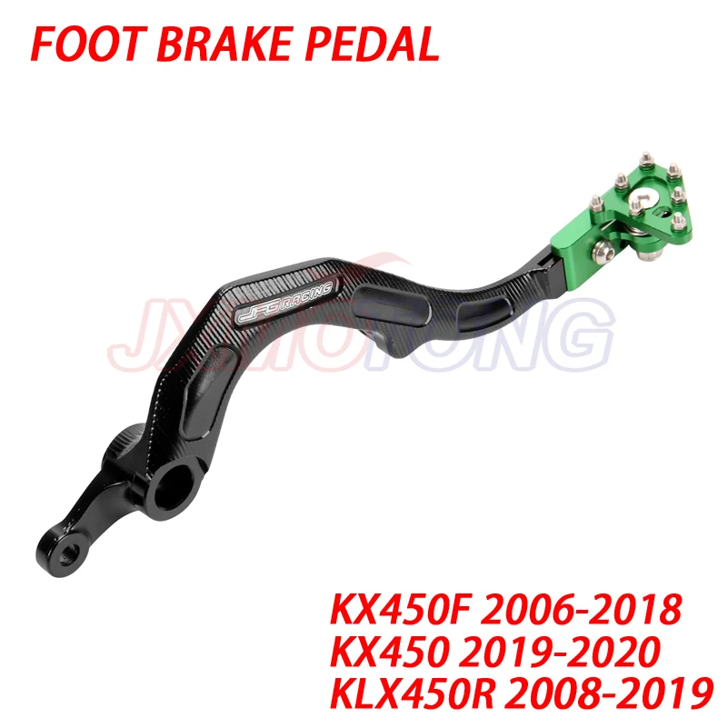 

Motorcyle CNC Aluminum Rear Foot Brake Lever Pedal For Kawasaki KX 450 450F 2006-2020 KLX 450R 2008-2019