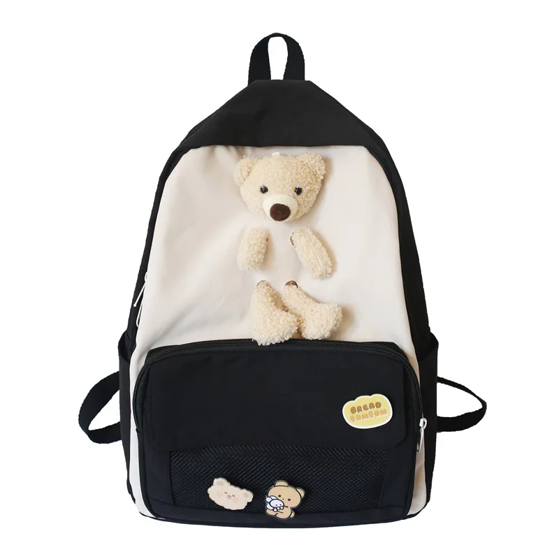 Student backpack large capacity junior high school campus wild ins backpack