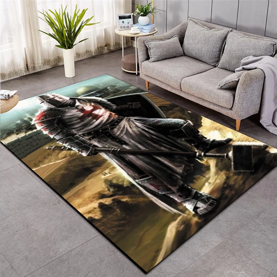 Knights Templar  cavalier Carpet Soft Flannel 3D Print Rug Parlor Mat Area Rug Anti-slip Large Carpet Rug Living Room Decor 012