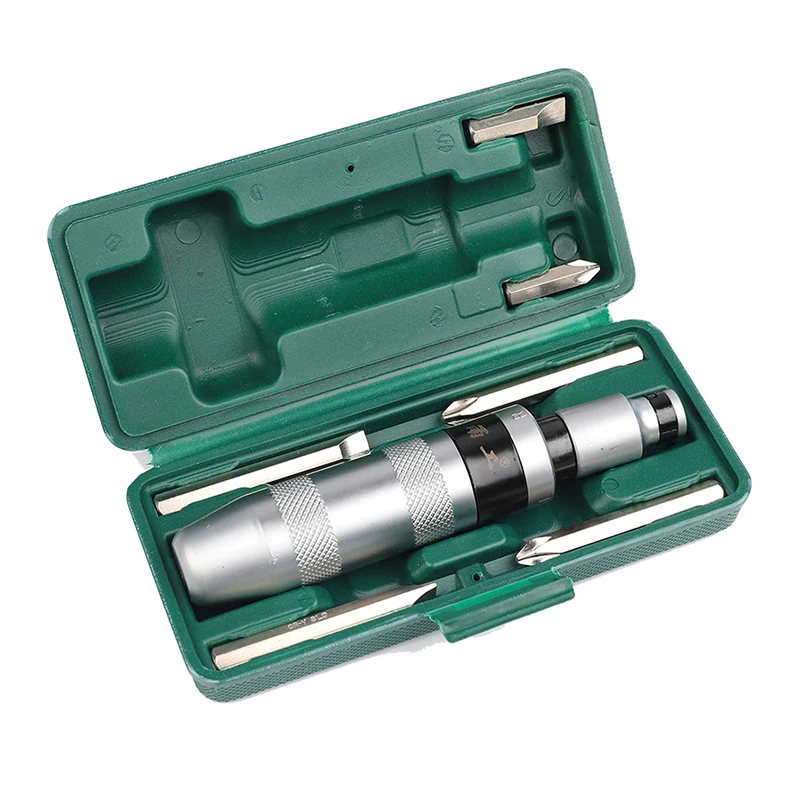 

Portable Professional Impact Screwdriver Set Screw Driver For Loosening Frozen Bolts And Stubborn Fasteners With Non-slip Handle