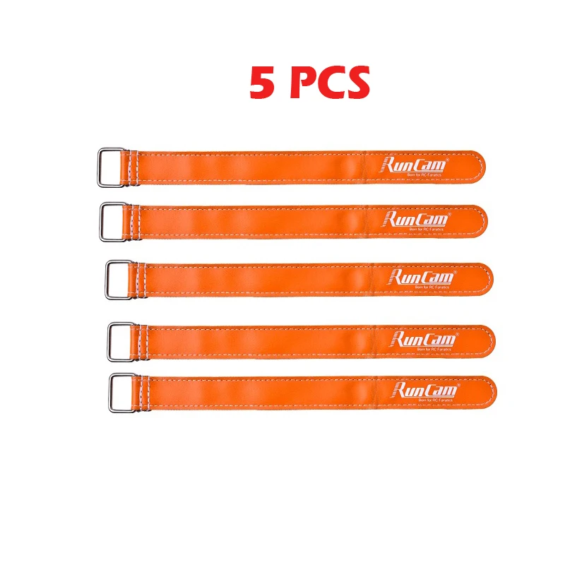 5 PCS New RunCam 25 * 220mm Nylon-Leather Battery Strap Camera Strap for Multicopter RC Drone Racing