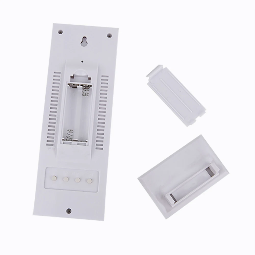 Standing Digital Thermometer Hygrometer Temperature Humidity Detector Indoor Weather Station Clock Time Date