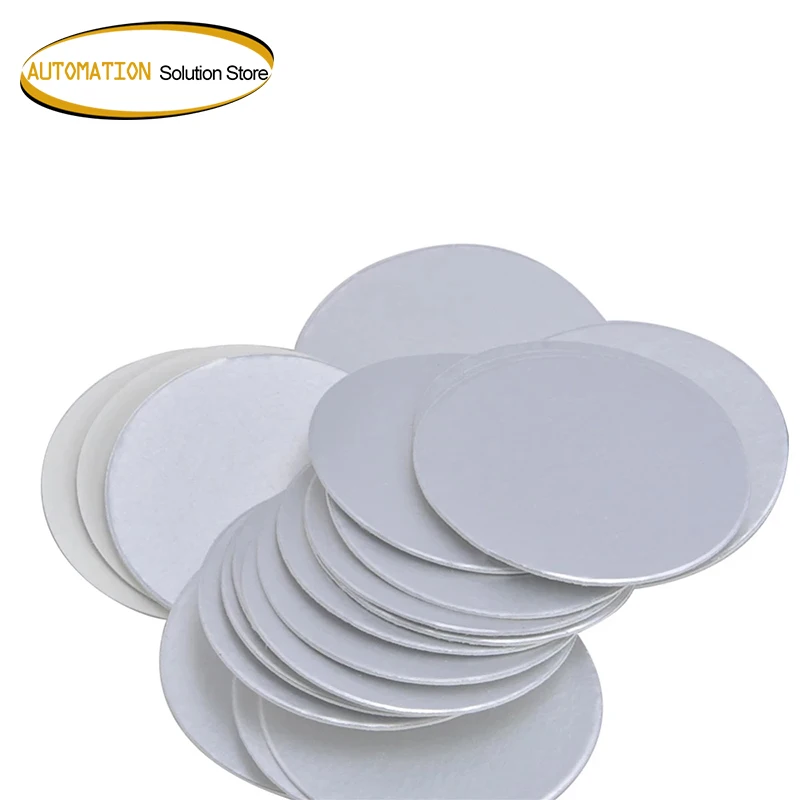 5000pcs/lot 40mm PET PE HDPE GLASS PS Foil liners Inserts for induction sealing plactic laminated aluminum foil lid liners