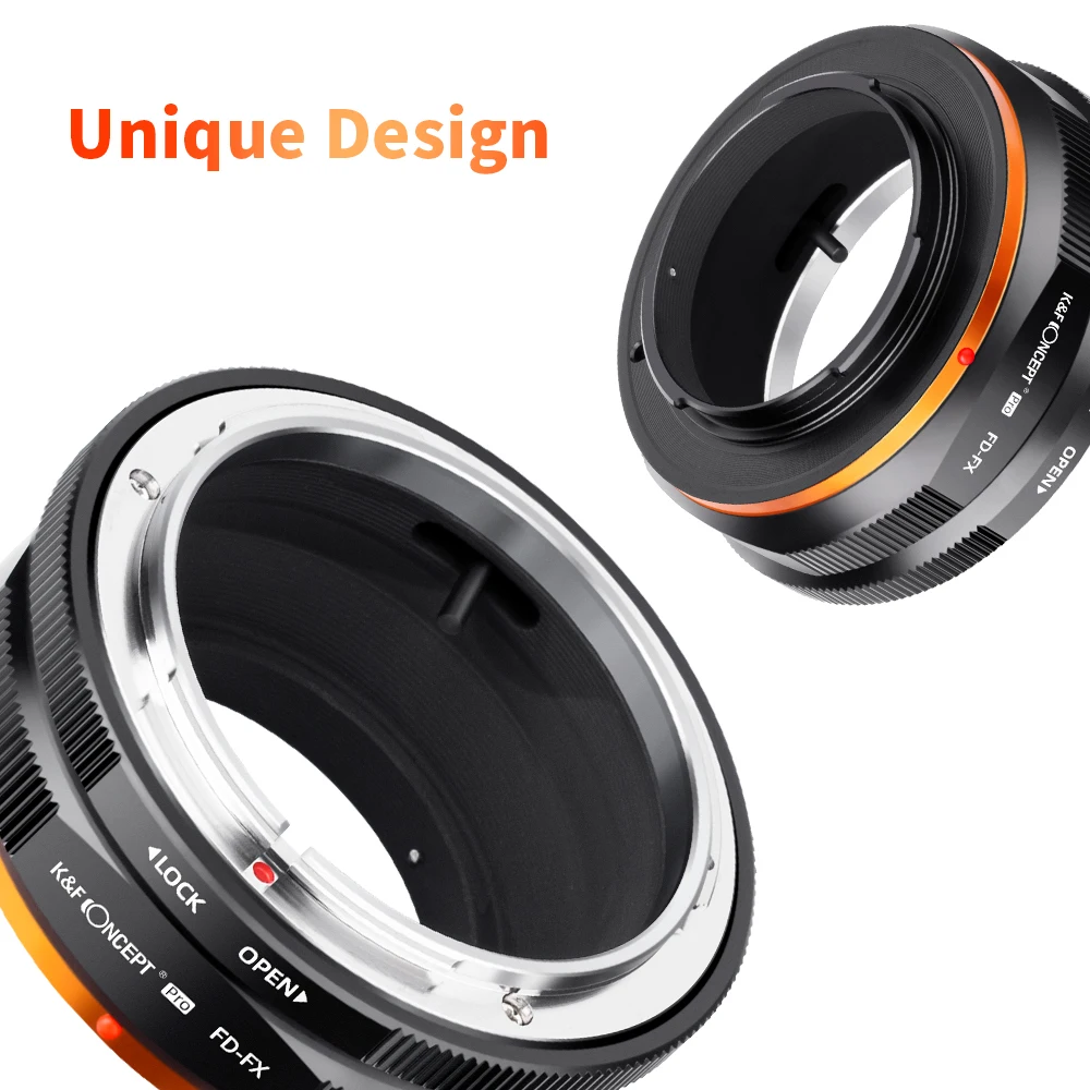 K&F CONCEPT FD-FX Canon FD Lens to Fuji Fujifilm FX XF X Mount Camera Adapter Ring for Canon FD Lens to Fuji Camera - Image 3