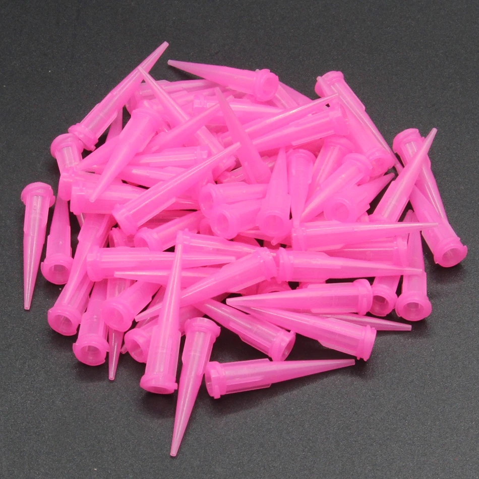 100pcs 20G TT assorted Plastic Conical Smoothflow Tapered Needle/Tips Dispense Tips set