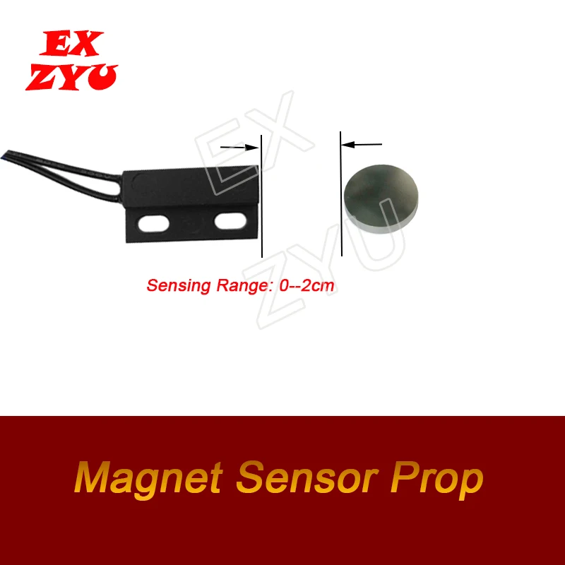 Magnet Sensor Prop Sequence Version Real Escape Room Game Use Magnets to Touch Sensors in Right Sequence to Unlock Adventure