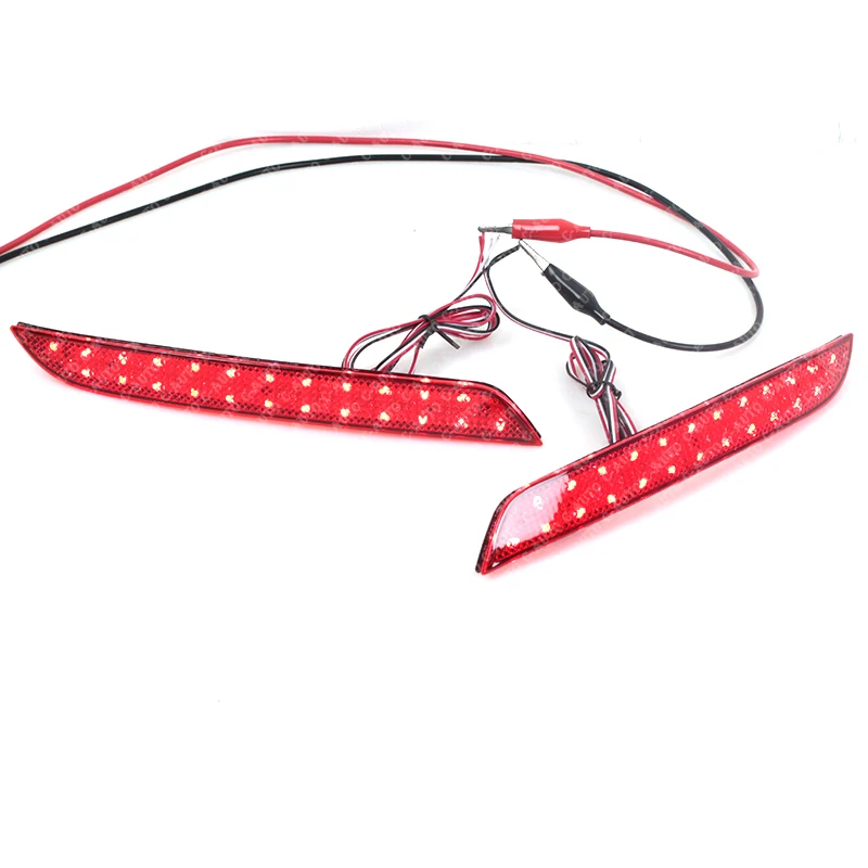 1 pair Car Red Rear Bumper Reflector LED Brake Light For BMW 3-Series F30 F31 F35 F34 4-Series F32 F33 F36 (CA180) car-styling