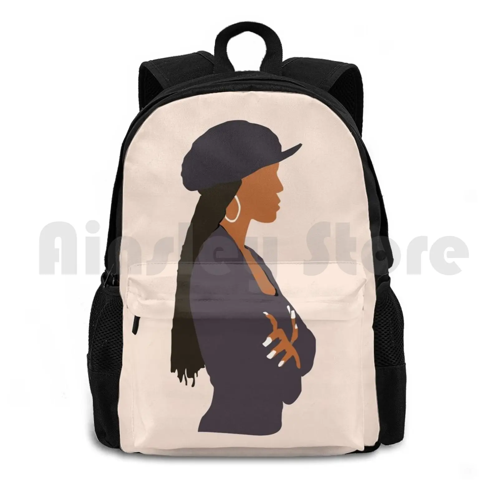 

Poetic Justice Outdoor Hiking Backpack Waterproof Camping Travel Poetic Justice Pop Art Hip Hop Art 80s 90s Classic Movie