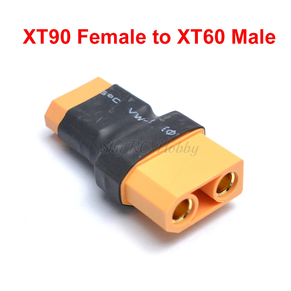 XT60 Male / Female Connector To XT30 / XT90 Plug Converter Adapter / 14AWG Cable Wire for RC Lipo Battery ESC Motor Drone