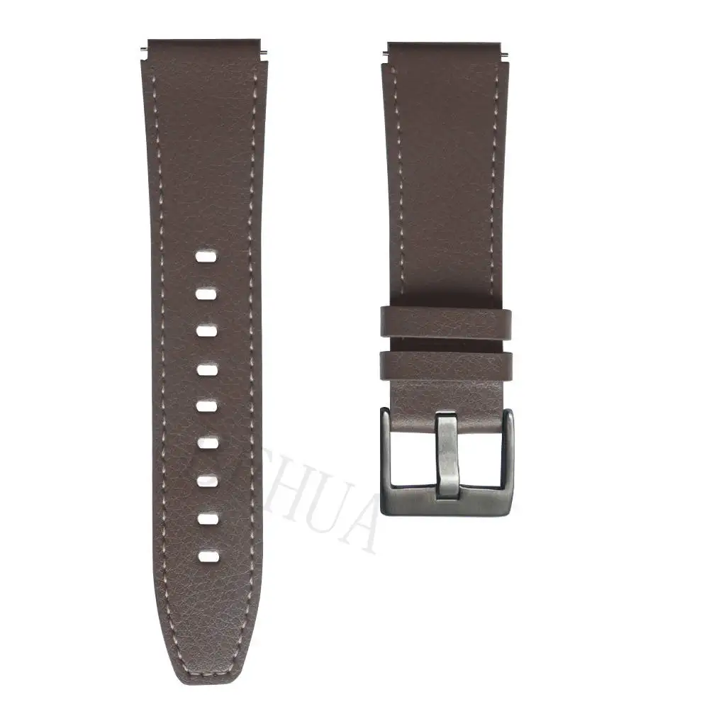 22mm Genuine Leather Strap Watchband For Garmin Venu 2 Original Wristband Quick Releas Bracelet For Garmin Vivoactive 4 belt new