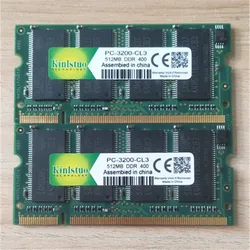 Neue DDR Laptop Speicher Ram SO-DIMM DDR1 400/333 MHz PC3200/PC2700/PC2100 200Pins 512MB Für Sodimm notebook Memoria Rams