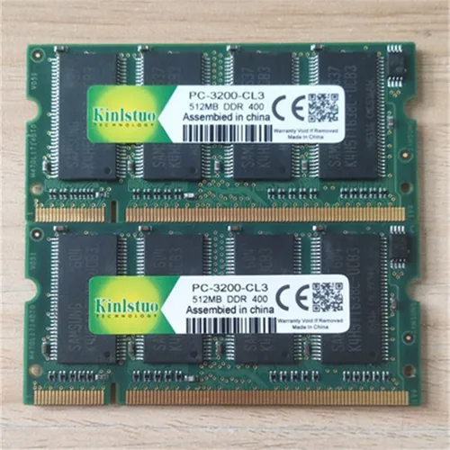Imagen 2 del producto Nueva memoria Ram DDR para ordenador portátil SO-DIMM DDR1 400/333 MHz PC3200/PC2700/PC2100 200 pines 512MB para Memoria de portátil Sodimm