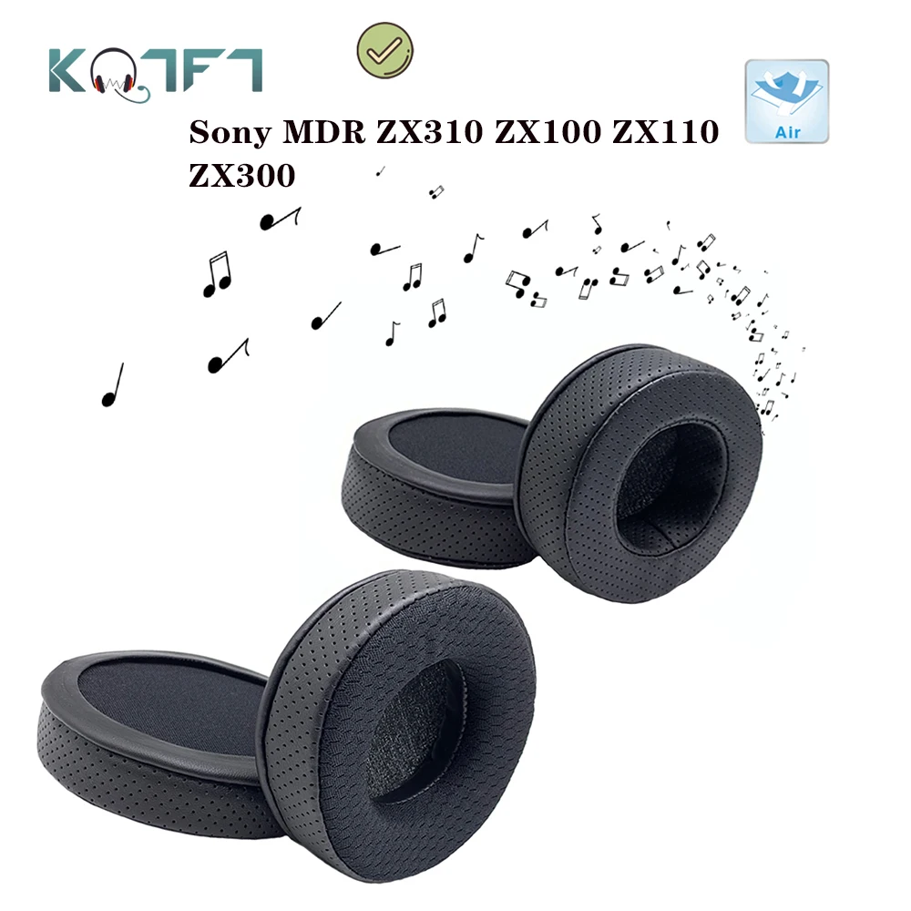 

KQTFT Breathable style Replacement EarPads for Sony MDR ZX310 ZX100 ZX110 ZX300 Headphones Parts Earmuff Cover Cushion Cups