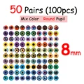 Round 100pcs 8mm