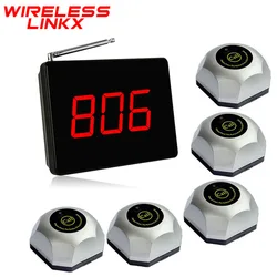 Wirelesslinkx Wireless Calling Buzzer Pager Bar Bank Coffee Shop Cafe Dessert Shop Clinic Hospital Restaurant Paging System