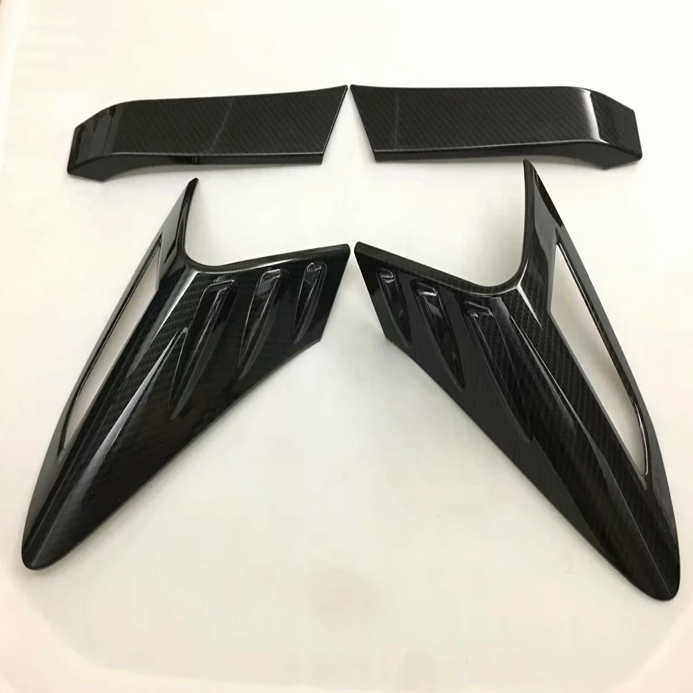 For Toyota CHR C-HR 2016 2017 2018 Rear Light Lamp Cover Trim Molding Carbon Fiber Taillamp Decoration Accessories Car Styling