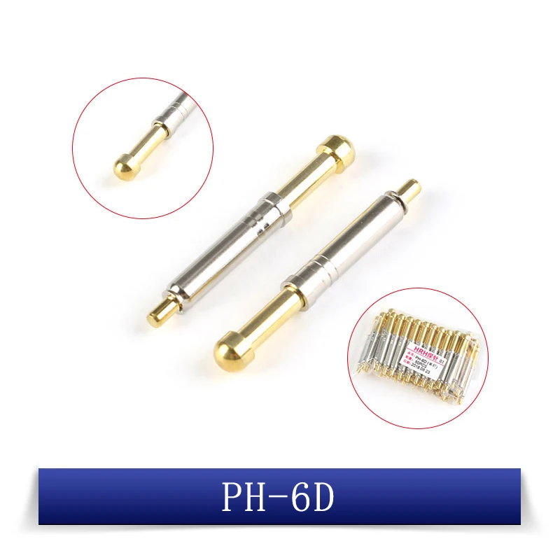 10Pcs/2Pcs Testing Contact Probes Pin PH-2A/2H/3A/3H/4A/4B/4D/4G/4H/6A/6D/6G 5A Retractable Spring Test Probe Pogo Pin