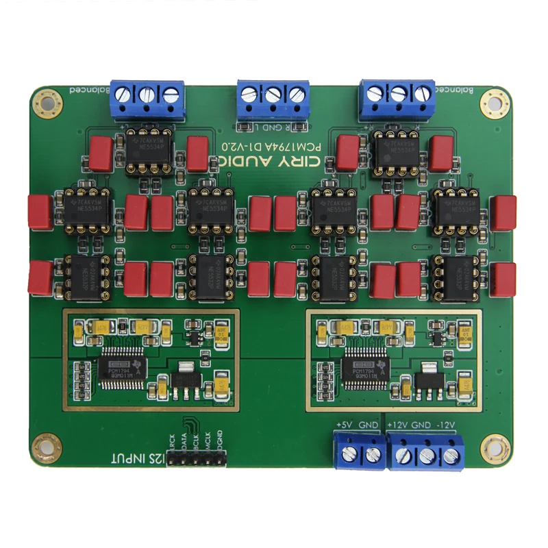 Y3 parallel dual PCM1794A decoder board DAC gold-plated version HiFi fever 24Bit 192kHz PCM1794