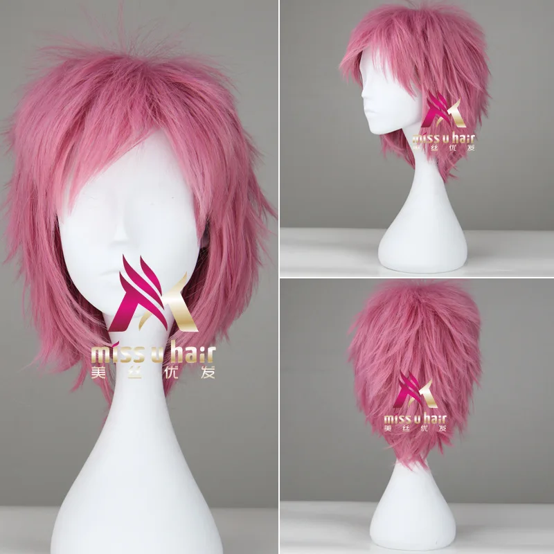 Japan and South Korea air wig bang paragraph with diary pink harajuku marui bunta wig cosplay 100% high temperature fiber