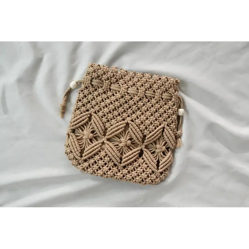 New Female Summer Straw Bag Shoulder Bag Beach Bag Cotton Bag a6277