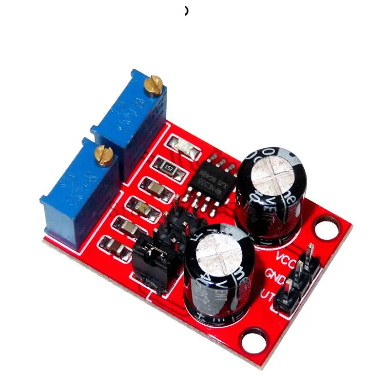 NE555 Adjustable Frequency Pulse Generator Module Stepper Motor Drive Board for Arduino Smart Car Square Wave Signal Control