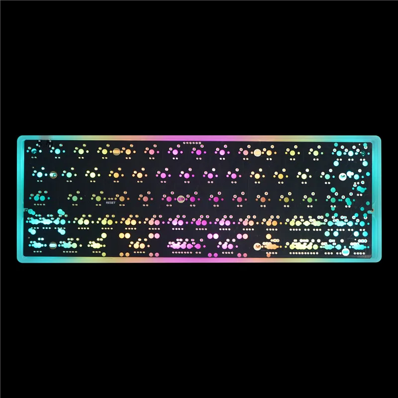 TOFU60 Acrylic Case Frame Thin For GH60 Mechanical Keyboard Case From TOFU 60% Lighting Transparent