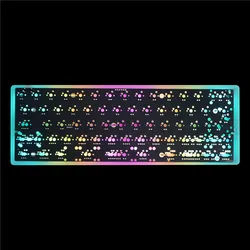 TOFU60 Acrylic Case Frame Thin For GH60 Mechanical Keyboard Case From TOFU 60% Lighting Transparent