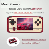 2024 New K101 Plus 64 Bit Handheld Game Console Mini Video Game Player 3 inch screen Machine Support Dual Core system Gift