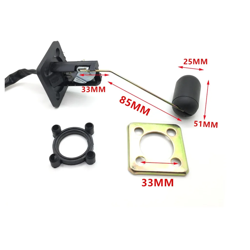 مستشعر مستوى الوقود للدراجة النارية ، وحدات إرسال لـ GY6 50CC 125CC 150CC ، 139QMB ، 3-Pin