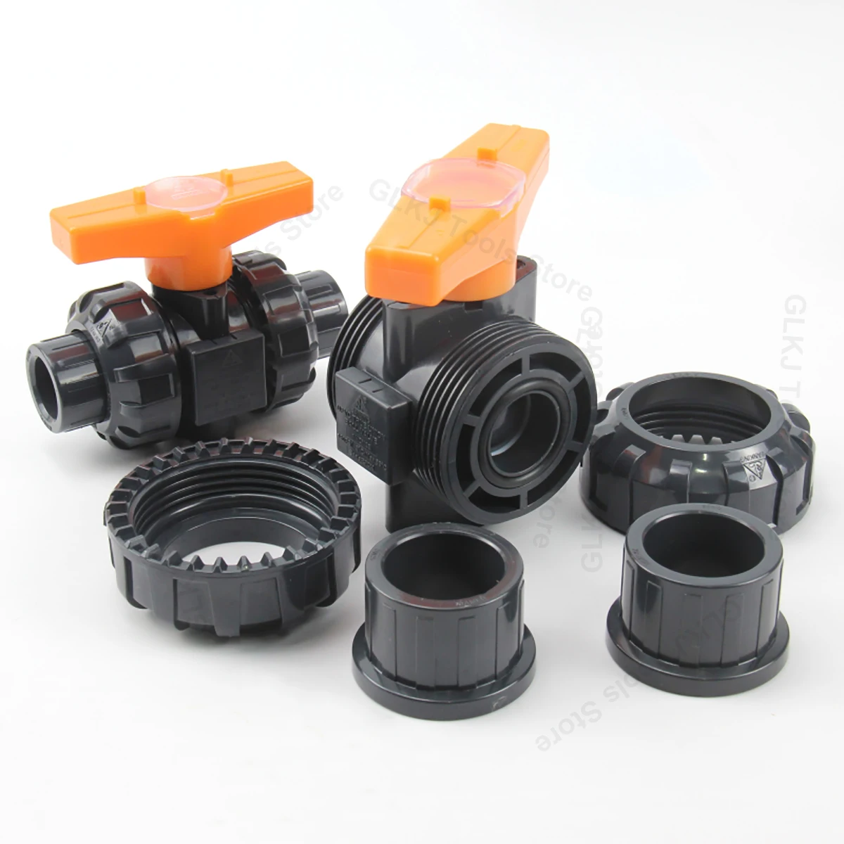 20 25 32 40 50 63mm UPVC raccordo per tubi raccordi per tubi dell'acqua irrigazione da giardino connettore per tubi dell'acqua adattatore per acquario valvola a sfera