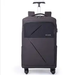 Luggage backpack bag with wheels Men Travel trolley bag wheeled backpack for Business carry on luggage backpack Rolling suitcase