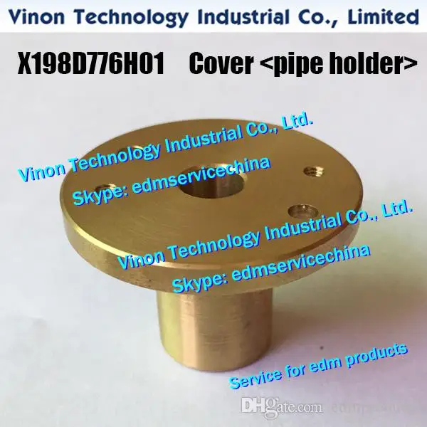 X198D776H01 edm Lower Cover (Pipe holder) for H1/HA/FX/SX/CX machine X198-D776-H01 Brass Lower Pipe Holder