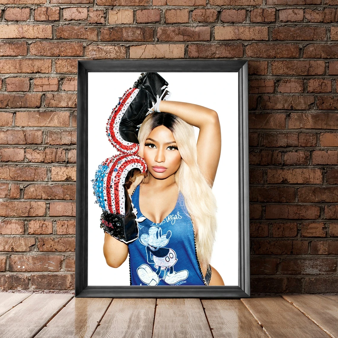 Nicki Minaj Music Album Canvas Poster Art Hip Hop Rapper Pop Music Star Home Wall Painting Decoration (No Frame)