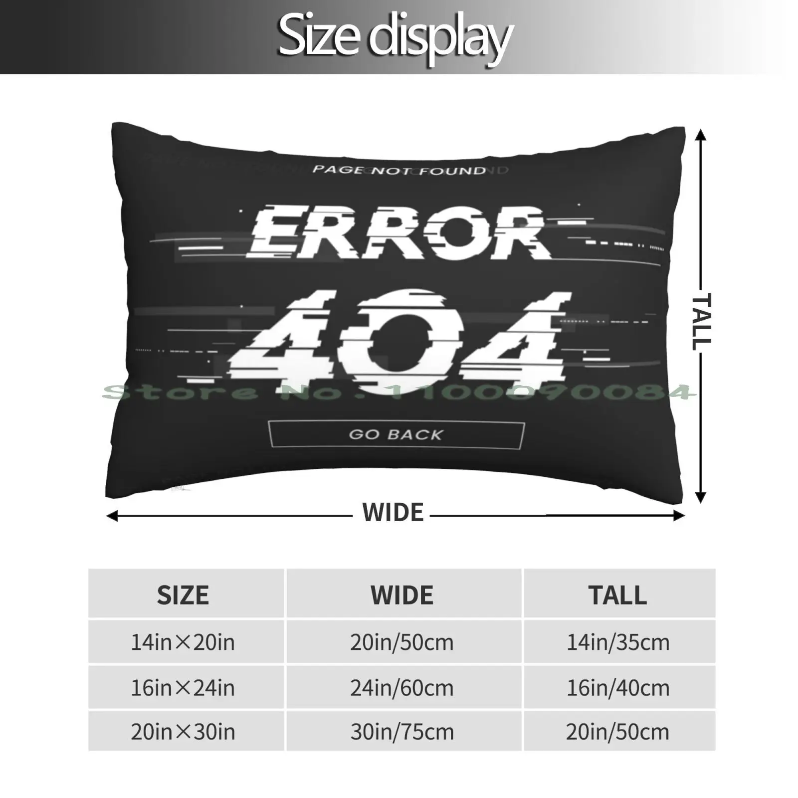 Error 404 Go Back Pillow Case 20x30 50*75 Sofa Bedroom Dragonfly Colorful Magical Dragonflies Nature Bugs Garden Dream Spirit