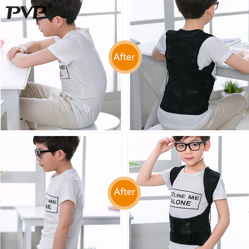 Adjustable Children Posture Corrector Back Support Belt Kids Orthopedic Corset For Kids Spine Back Lumbar Shoulder Braces Health