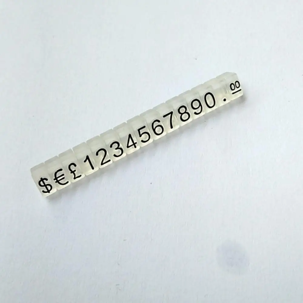 1PCS 5*3mm Price Cubes Customized The Price Tag  Jewelry Price  Watch Price Stand Tag  Price Numeral Cubes Euro Price Shop Pr