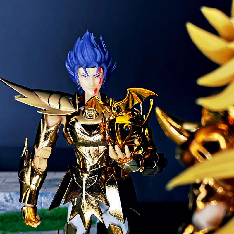 Saint Seiya Myth Cloth EX Head Carving/3 Faces+Hair+Helmet Cancer Manigoldo Gold Lost Canvas/LC Knights of the Zodiac Figure