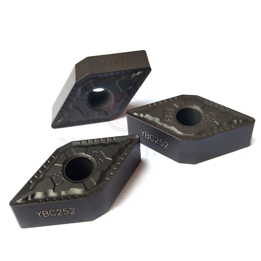 10 قطعة DNMG150404-PM DNMG150408-PM DNMG150604-PM DNMG150608-PM YBC251 YBC252 CNC مخرطة تحول أداة كربيد إدراج تحول شفرة