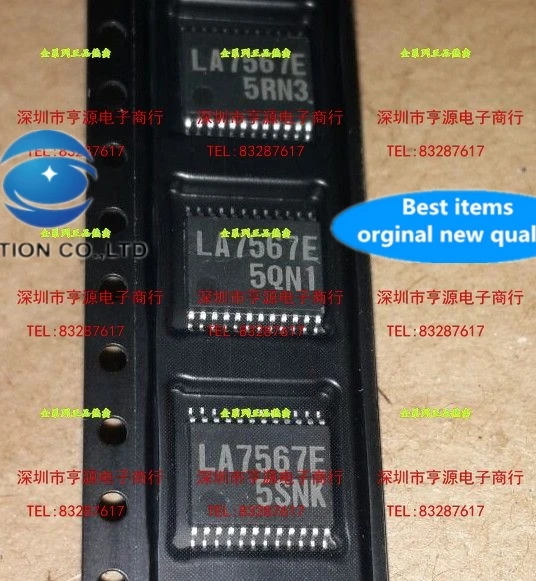 20Pcs 100% ใหม่และต้นฉบับจริงภาพ LA7567EV-A-TRM-E TSSOP-24 LA7567E