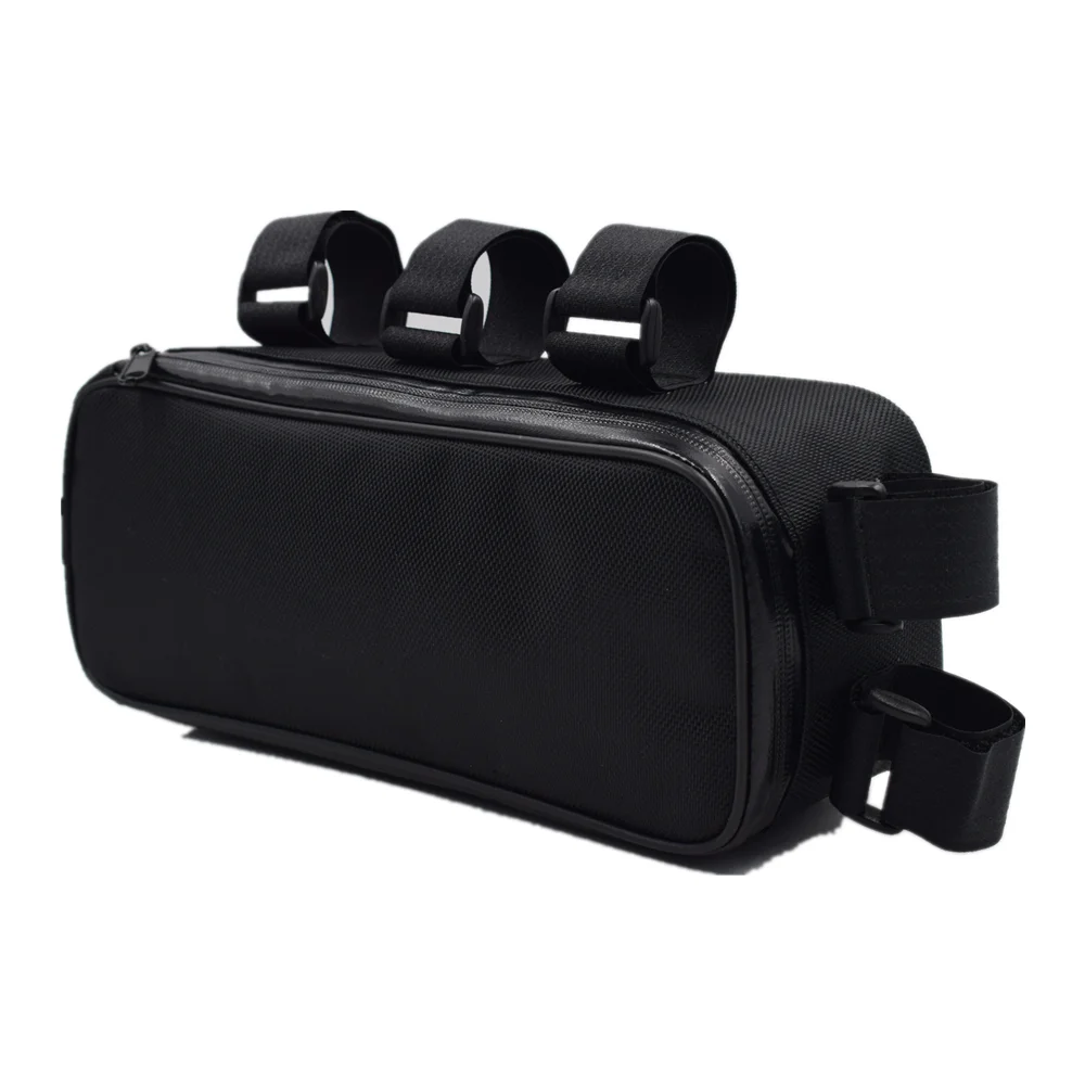 Bicycle Beam Bag Battery Controller Hanging Fixed Tube Frame Cycling Bike Bag Li-ion Storage Bag Waterproof 29X11X8cm