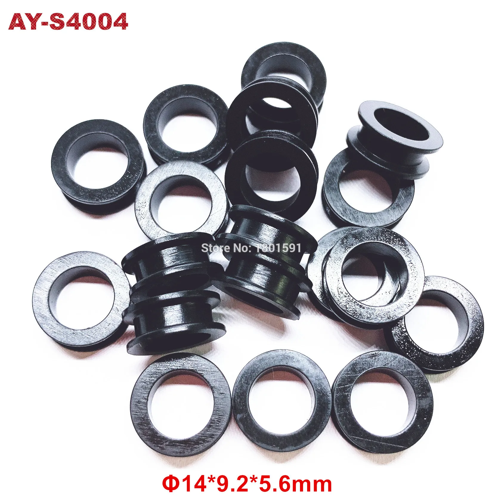 50pieces universal grommet seal 14*9.2*5.6mm for toyota for fuel injector repair parts for toyota car for AY-S4004