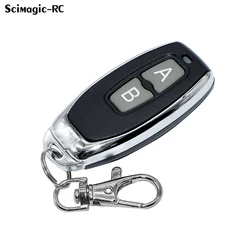 433MHZ Cloning Duplicator Key Fob Distance Remote Control 2 Key Clone Fixed Learning Code For Gate Garage Door Backup Remote Key