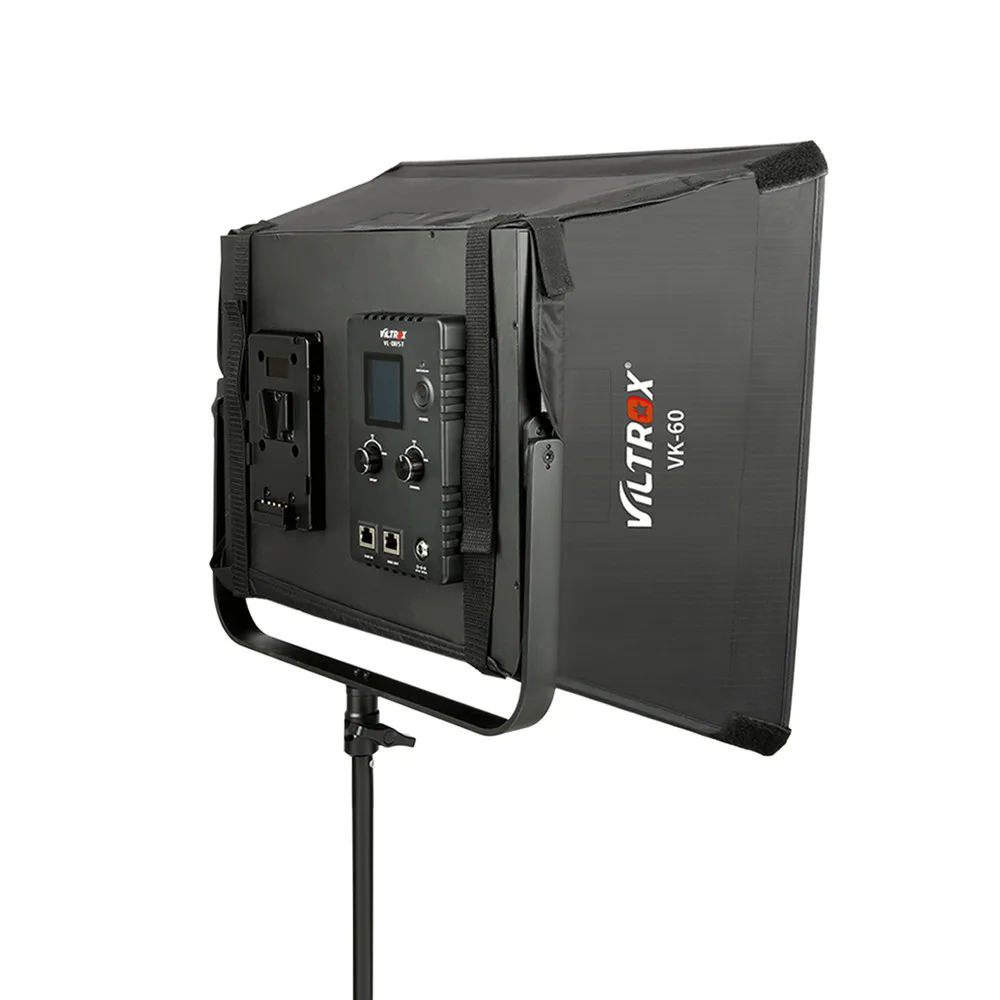Viltrox 45X40CM VK-85/VK-40 35X30CM ซอฟท์บ็อกซ์ตารางแฟลชวิดีโอ LED + กระเป๋าหิ้วสำหรับเติมแสง VILTROX VL-40T VL-D85T