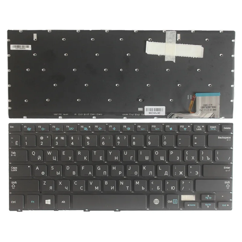 

NEW Ru laptop Keyboard for Samsung 7 Ultra 730U3E NP730U3E 740U3E NP740U3E black Russian keyboard Backlight