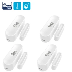 NEO Coolcam 4PCS/Lot Z Wave Plus Door Window Sensor With Temperature Humidity 700 Series USB Charge Battery Operated 868.4MHZ