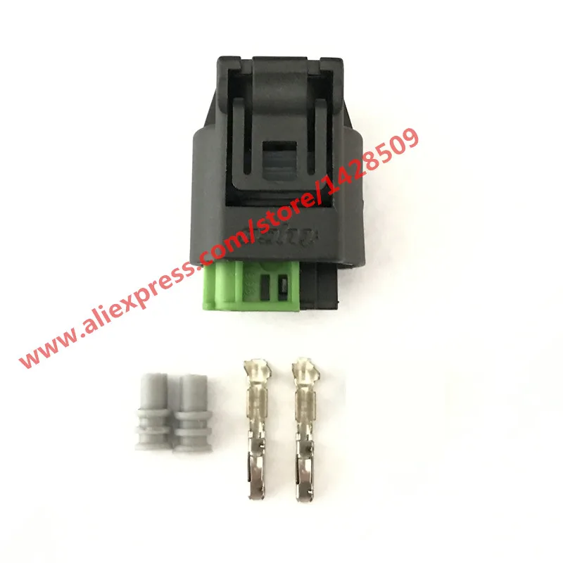 20 Pcs 2 Pin Female Tyco 968405-1 Fuel Injector Auto Plug 1-967644-1 Sensor Connector For BWM Porsche Benz
