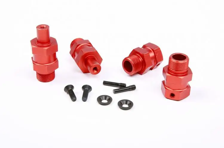 Anti-loose full metal extension adapters for ROVAN KM HPI BAJA 5B 5T 5SC