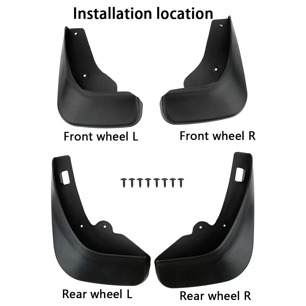 Splash Guards Fender For Ford Focus 2 MK2 MK2.5 Saloon Sedan 2005-2011 Mudguards Car Accessories Mud Flaps Front Rear Parts