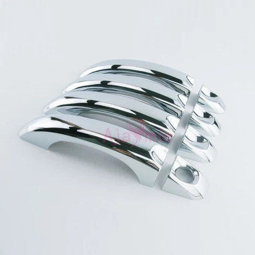 Para Volkswagen VW Amarok, cubierta cromada para manija de puerta de coche, marco de Panel superpuesto, accesorios de recogida automática