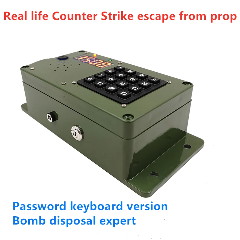 Imagem -04 - Jedi Survival Emit Smoke Water Bomb Desmontagem Adereços Expert Props para c4 Timing Bomb Desmontagem Escape Room Novo